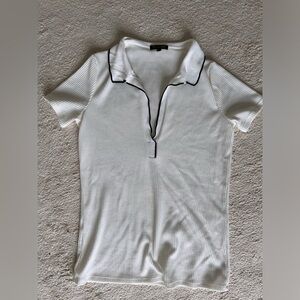 Massimo Dutti - White knit top - size S